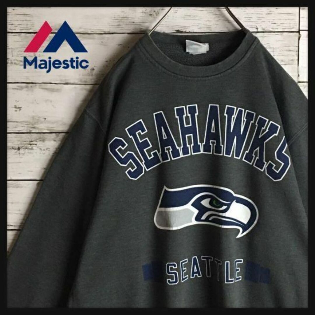 Majestic × NFL SEAHAWKS ビッグシルエット スウェット