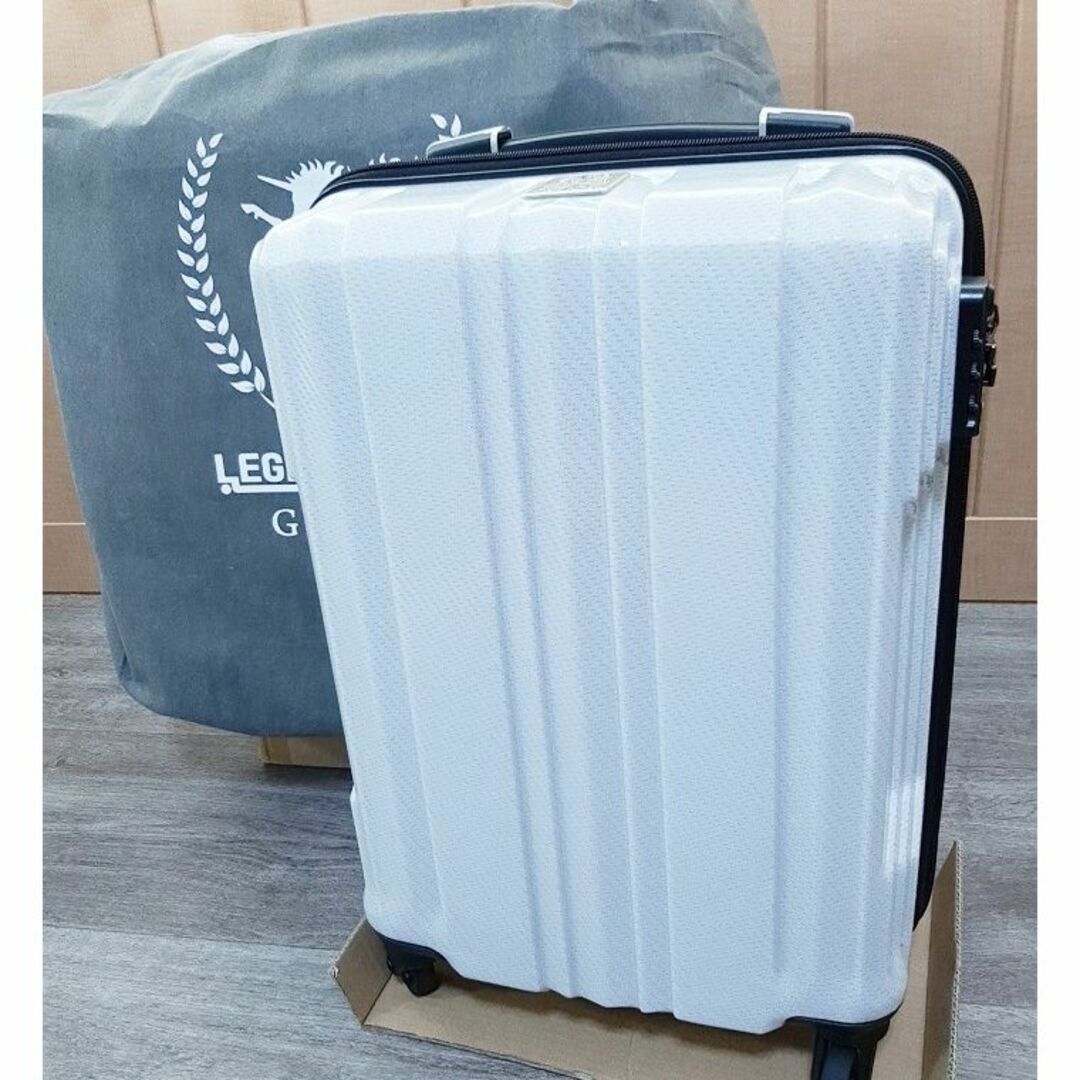 【未使用】レジェンドウォーカー スーツケース 5604-48 ホワイトカーボン 1
