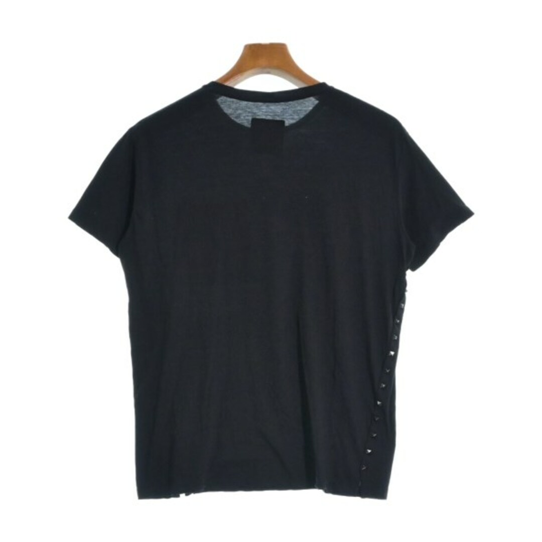 VALENTINO(ヴァレンティノ)のVALENTINO ヴァレンティノ Tシャツ・カットソー XS 黒 【古着】【中古】 メンズのトップス(Tシャツ/カットソー(半袖/袖なし))の商品写真