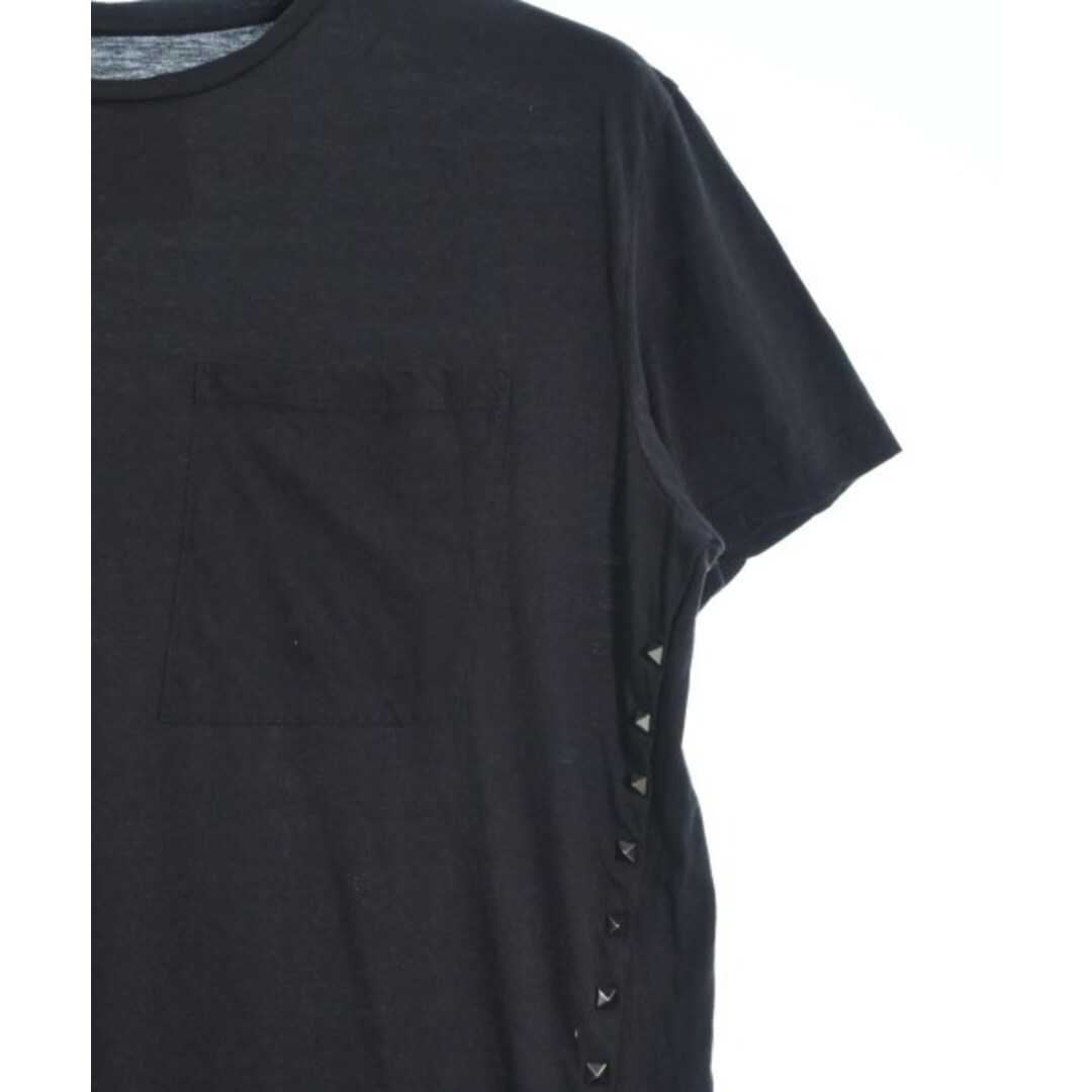VALENTINO(ヴァレンティノ)のVALENTINO ヴァレンティノ Tシャツ・カットソー XS 黒 【古着】【中古】 メンズのトップス(Tシャツ/カットソー(半袖/袖なし))の商品写真
