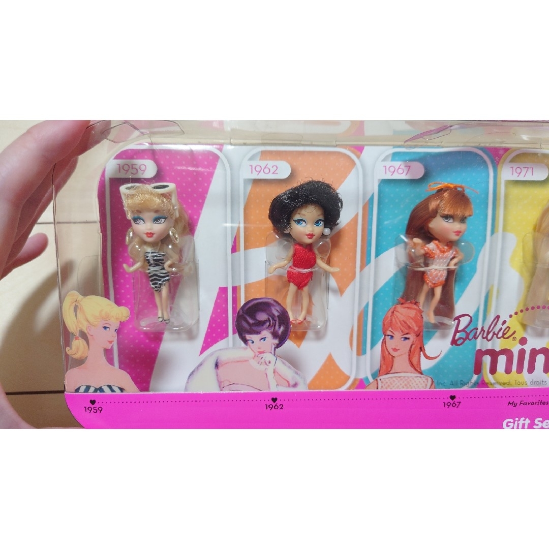 Barbie(バービー)のバービー Barbie  Mini B ６体セット エンタメ/ホビーのおもちゃ/ぬいぐるみ(キャラクターグッズ)の商品写真