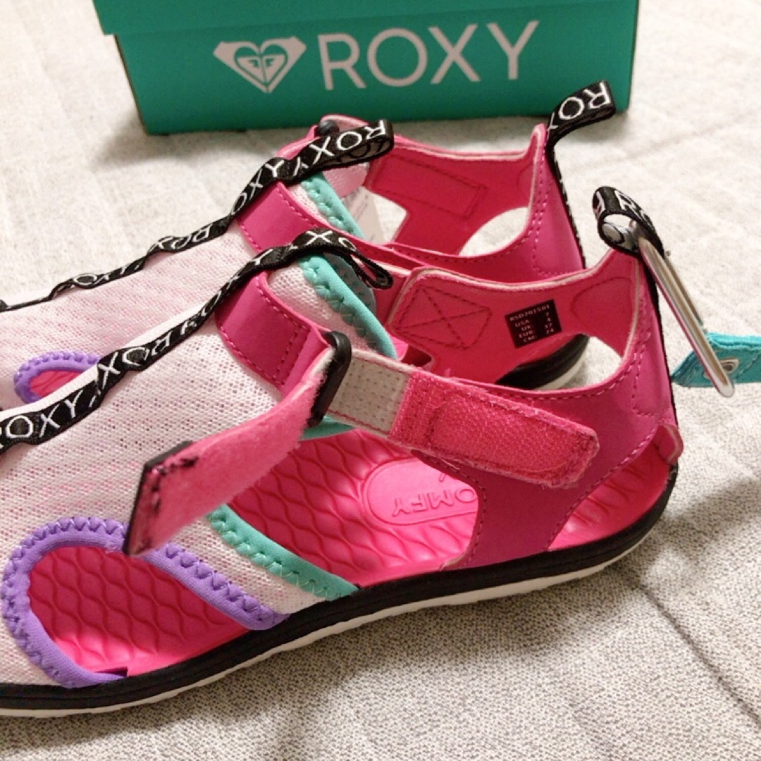 Roxy(ロキシー)の【即日発送】新品 ROXY ロキシー スポーツサンダル 24 ピンク スポサン レディースの靴/シューズ(サンダル)の商品写真