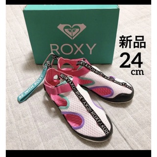 ロキシー(Roxy)の【即日発送】新品 ROXY ロキシー スポーツサンダル 24 ピンク スポサン(サンダル)