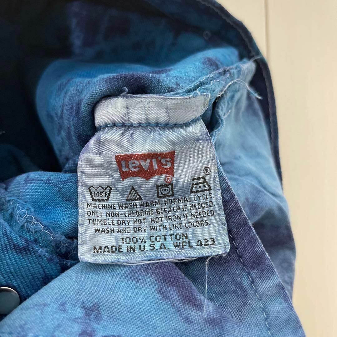 Levi's(リーバイス)のUSA製 Levi's 501 デニムパンツ 後染め タイダイ W29 L30 メンズのパンツ(デニム/ジーンズ)の商品写真