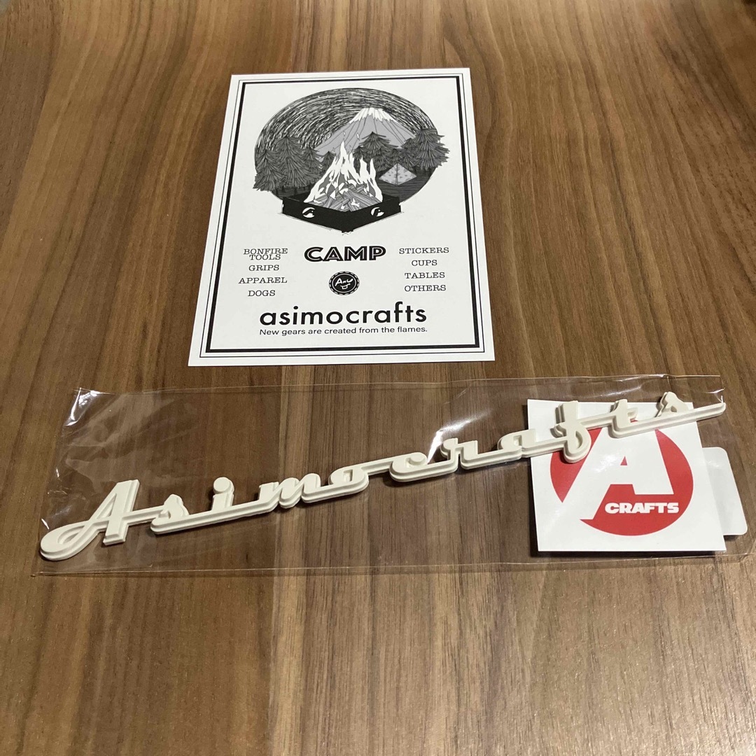 asimocrafts アシモクラフツ エンブレム 白 - その他