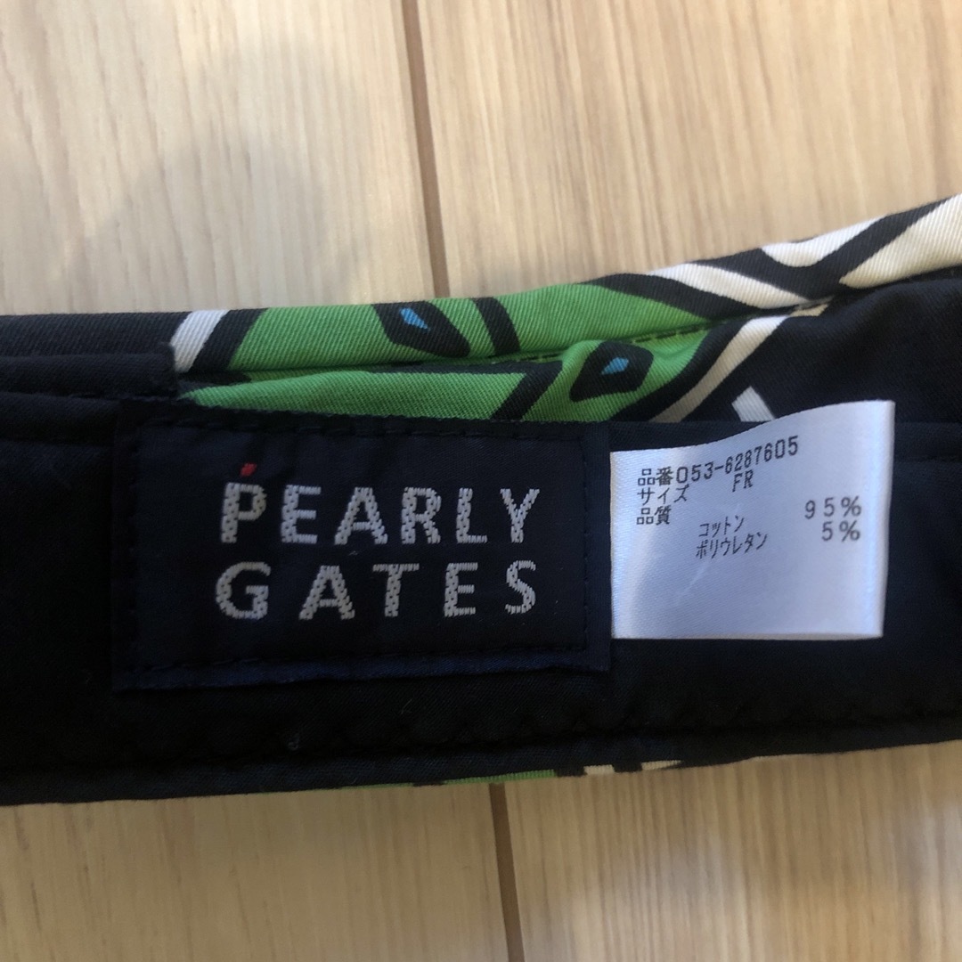 PEARLY GATES(パーリーゲイツ)のPEARLY GATES パーリーゲイツ サンバイザー 帽子 バイザー メンズの帽子(サンバイザー)の商品写真