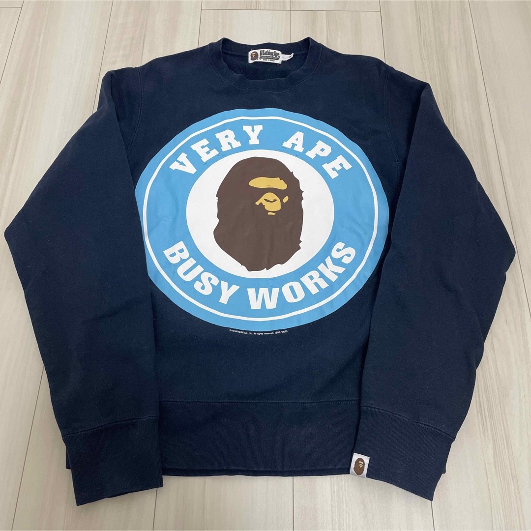 VERY APE BAPE スウェット【ベリーエイプ エイプ APE ベイプ】-