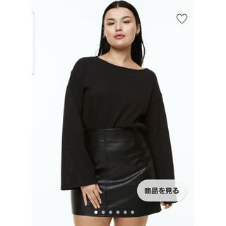 エイチアンドエム(H&M)の美品 H&M ボクシートップス(ニット/セーター)