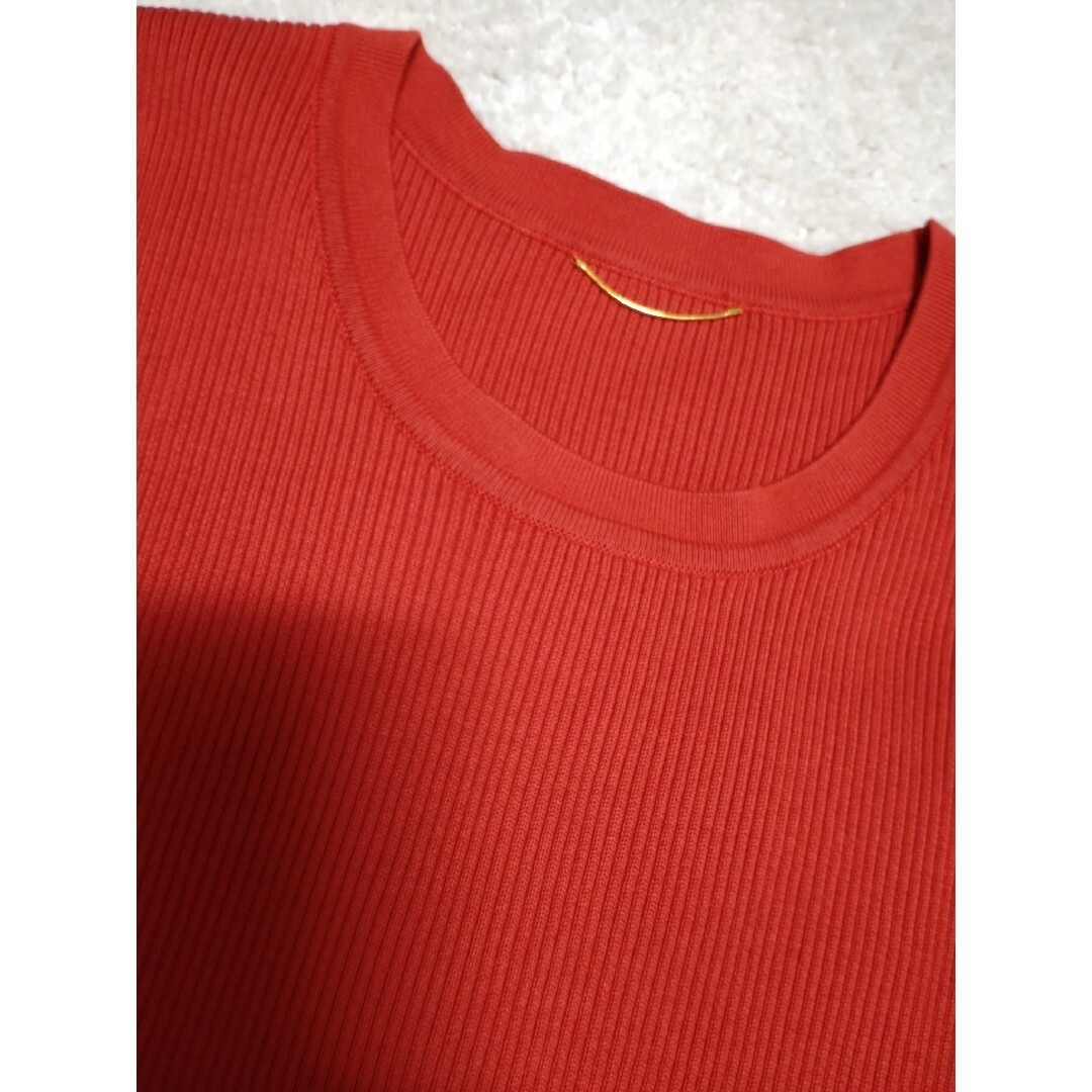 L'Appartement DEUXIEME CLASSE(アパルトモンドゥーズィエムクラス)の今季新品アパルトモン GIZA COTTON NOSLEEVE RIB KNIT レディースのトップス(Tシャツ(半袖/袖なし))の商品写真