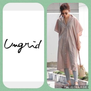 アングリッド(Ungrid)のungrid・アングリッド★サイドスリットロングシャツワンピース　ゆったりめ(シャツ/ブラウス(半袖/袖なし))