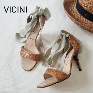 VICINI - □VICINI ストラップサンダル ブラック レディース 37の通販