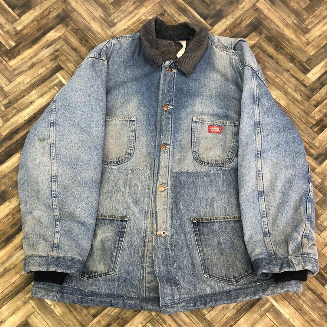 Dickies ディッキーズ 90s デニムカバーオール ブランケット XL - G