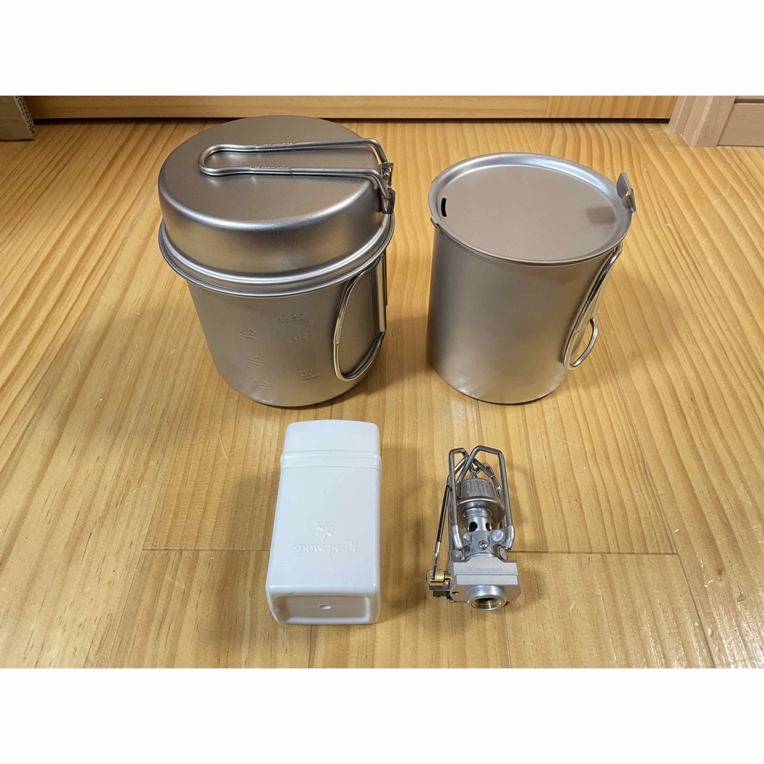 スノーピーク チタントレック700+900+バーナーセット 未使用保管品