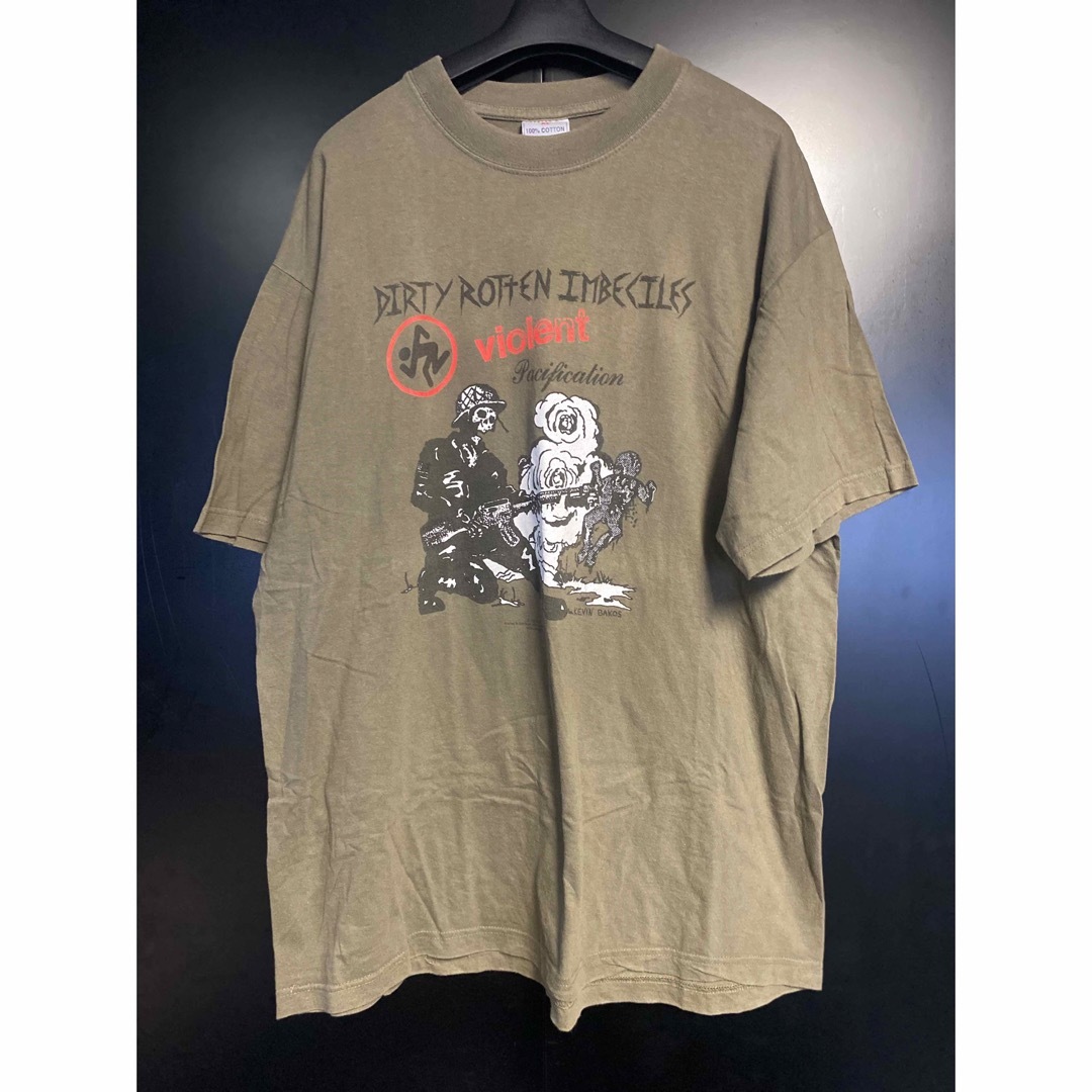 激レア当時物 Dirty Rotten Imbeciles Tシャツ サイズXL メンズのトップス(Tシャツ/カットソー(半袖/袖なし))の商品写真