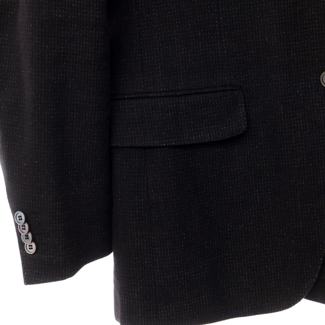 【中古】カナーリ CANALI コットンリネン 2B テーラードジャケット ブラック【サイズ46】【メンズ】 メンズのジャケット/アウター(テーラードジャケット)の商品写真
