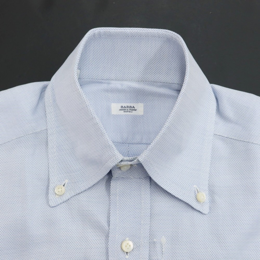 BARBA - 【中古】バルバ BARBA コットン ボタンダウン ドレスシャツ