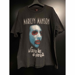 激レア当時物 Marilyn manson Tシャツ ヴィンテージ サイズL (Tシャツ/カットソー(半袖/袖なし))