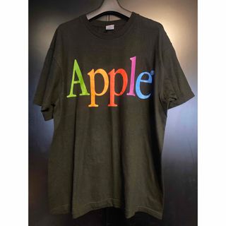 激レア Apple Tシャツ　ブラック　企業Tシャツ サイズXL(Tシャツ/カットソー(半袖/袖なし))