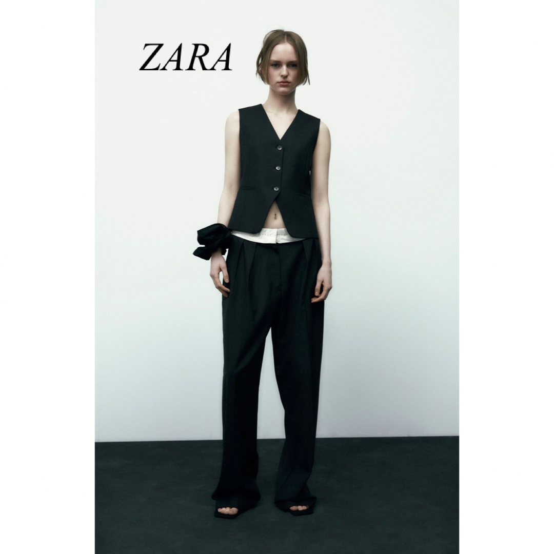 HommeGirls【新品】ZARA フルレングスマスキュリンパンツ