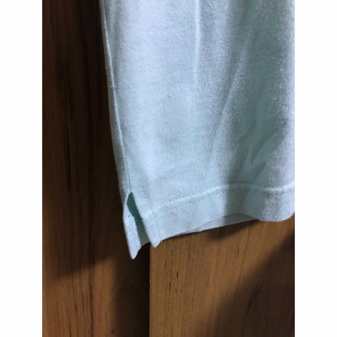 BURBERRY BLACK LABEL(バーバリーブラックレーベル)のバーバリーブラックレーベル　Vネック半袖tシャツ　サイズ2  オーシャンブルー メンズのトップス(Tシャツ/カットソー(半袖/袖なし))の商品写真