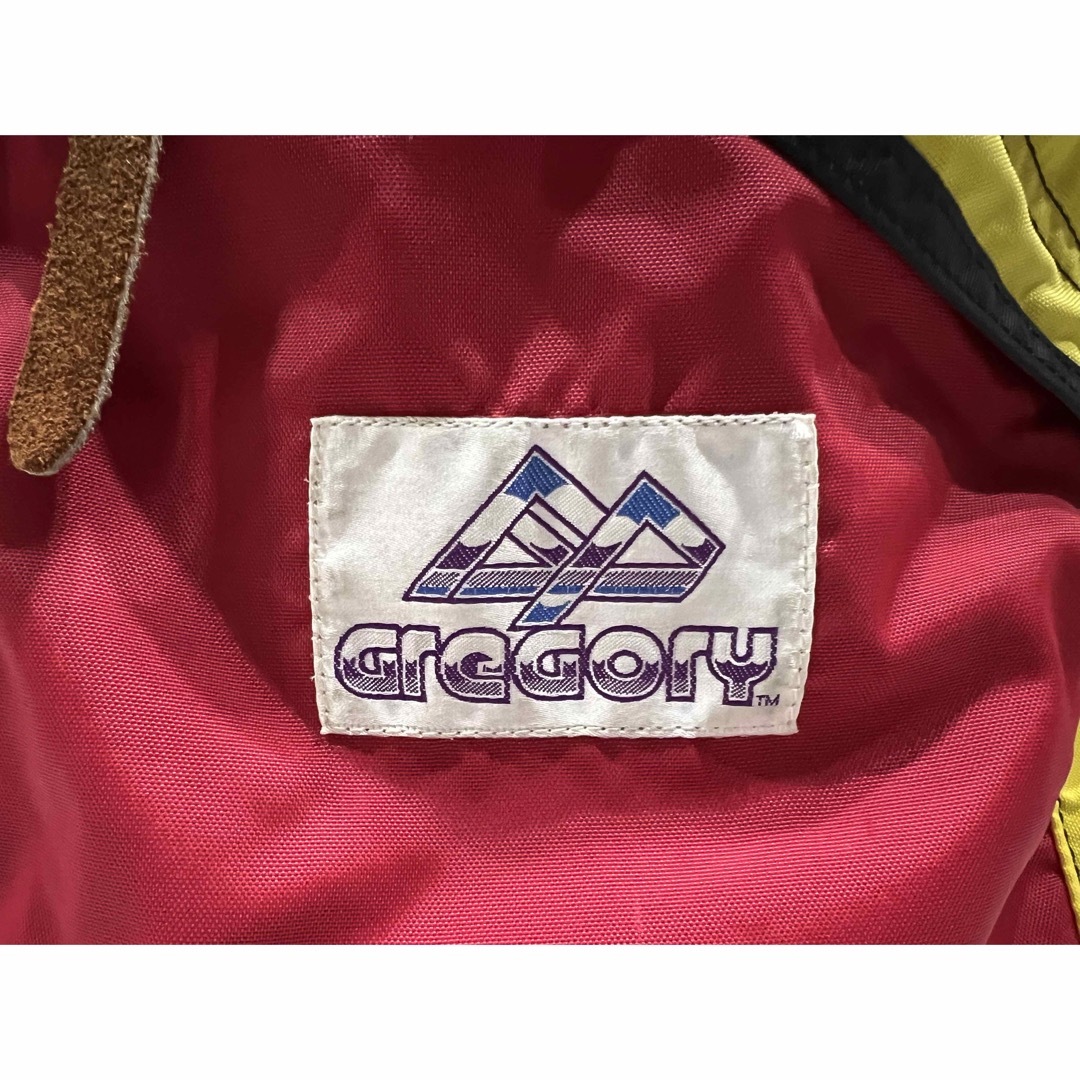 90年製 美品 グレゴリー GREGORY 紫タグ デイパック 赤×黄の通販 90年製 美品 グレゴリー GREGORY 紫タグ デイパック 赤×黄の通販