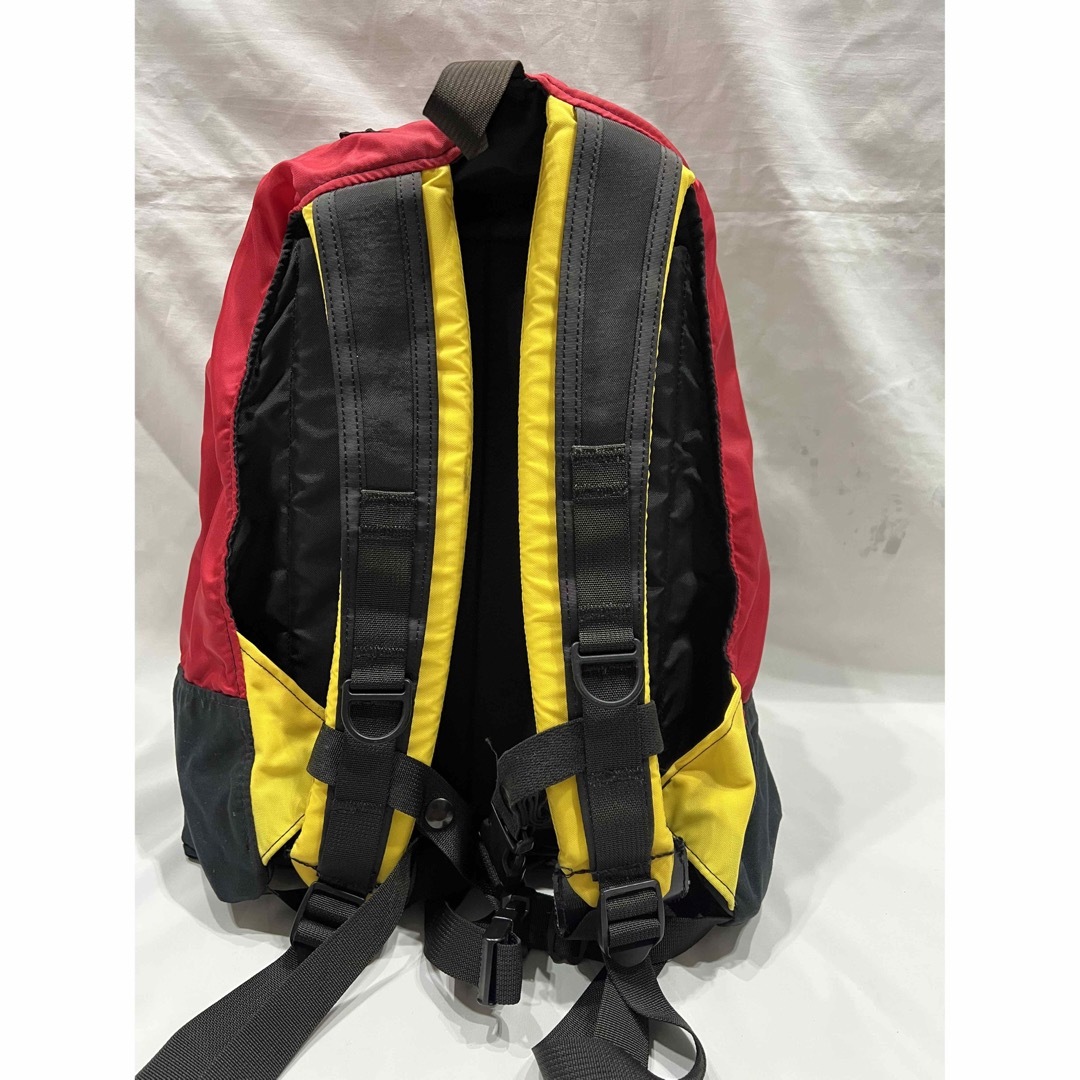 90年製 美品 グレゴリー GREGORY 紫タグ デイパック 赤×黄の通販 90年製 美品 グレゴリー GREGORY 紫タグ デイパック 赤×黄の通販