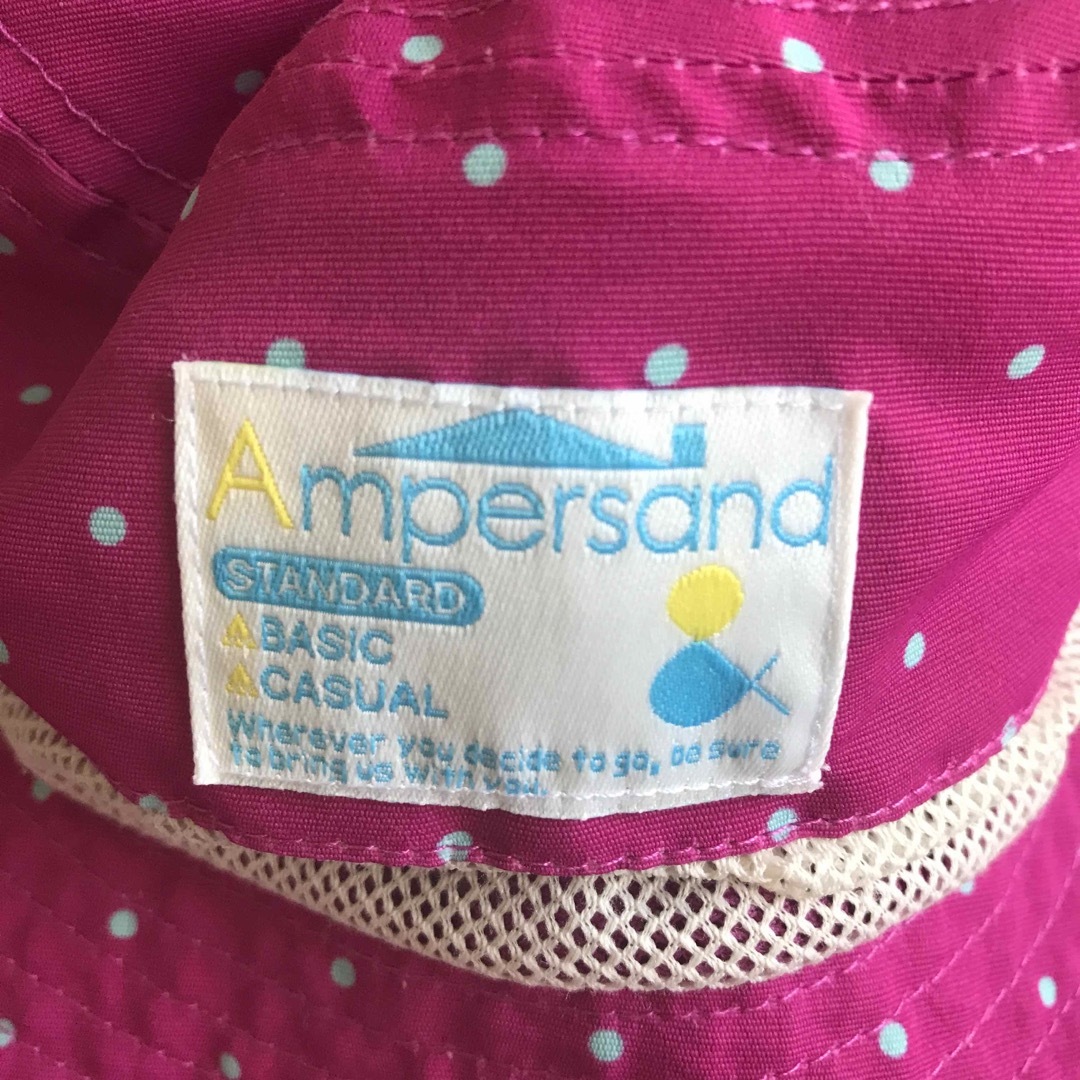 ampersand(アンパサンド)のアンパサンド　帽子　女の子 キッズ/ベビー/マタニティのこども用ファッション小物(帽子)の商品写真