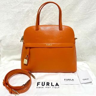 Furla - 極美品 フルラ 新型 パイパー M ドーム型 2way ショルダー