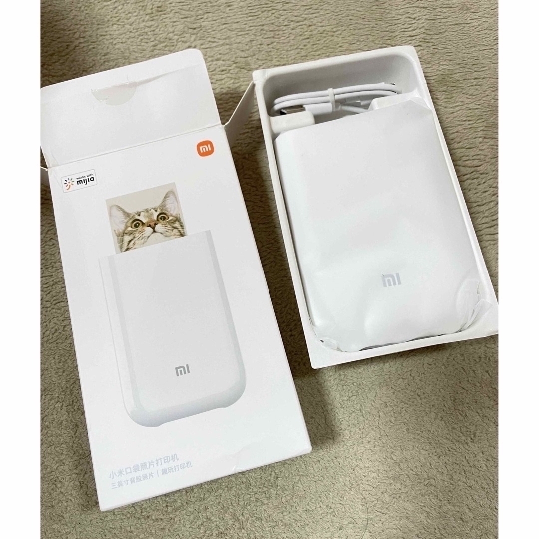 Xiaomi Mi ポータブル フォトプリンター スマホ/家電/カメラのスマートフォン/携帯電話(その他)の商品写真