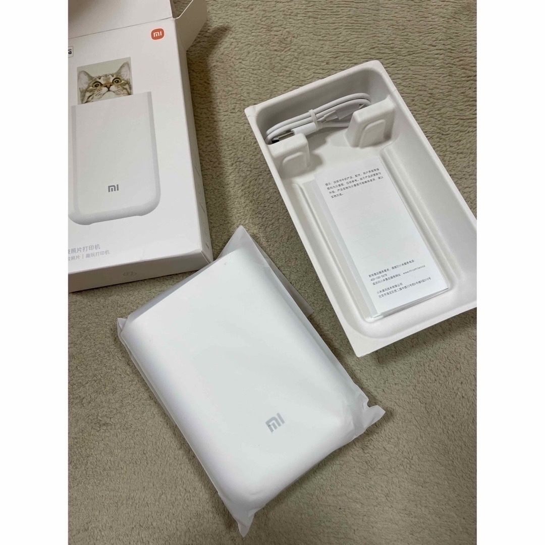 Xiaomi Mi ポータブル フォトプリンター スマホ/家電/カメラのスマートフォン/携帯電話(その他)の商品写真