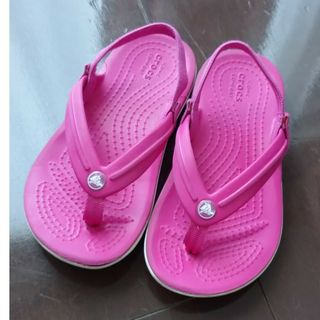 クロックス(crocs)の☆ジェム様専用☆ crocs 女児ビーチサンダル c9(サンダル)