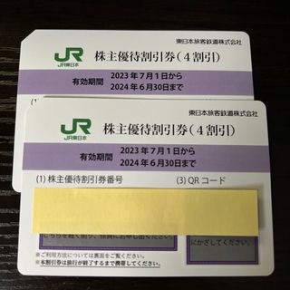 ジェイアール(JR)のJR東日本　株主優待券　2枚(その他)