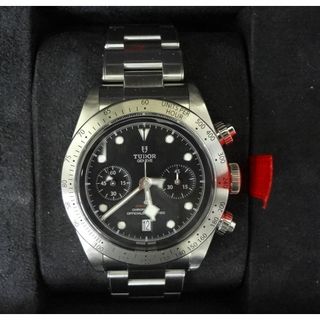 チュードル(Tudor)のTUDOR　チューダー　ブラックベイ　クロノグラフ　79350(腕時計(アナログ))