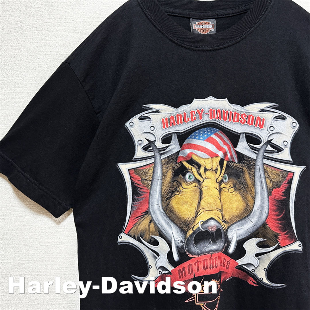 Harley Davidson(ハーレーダビッドソン)の【HARLEY-DAVIDSON】DE-LUX MERCHANDISE Tシャツ メンズのトップス(Tシャツ/カットソー(半袖/袖なし))の商品写真