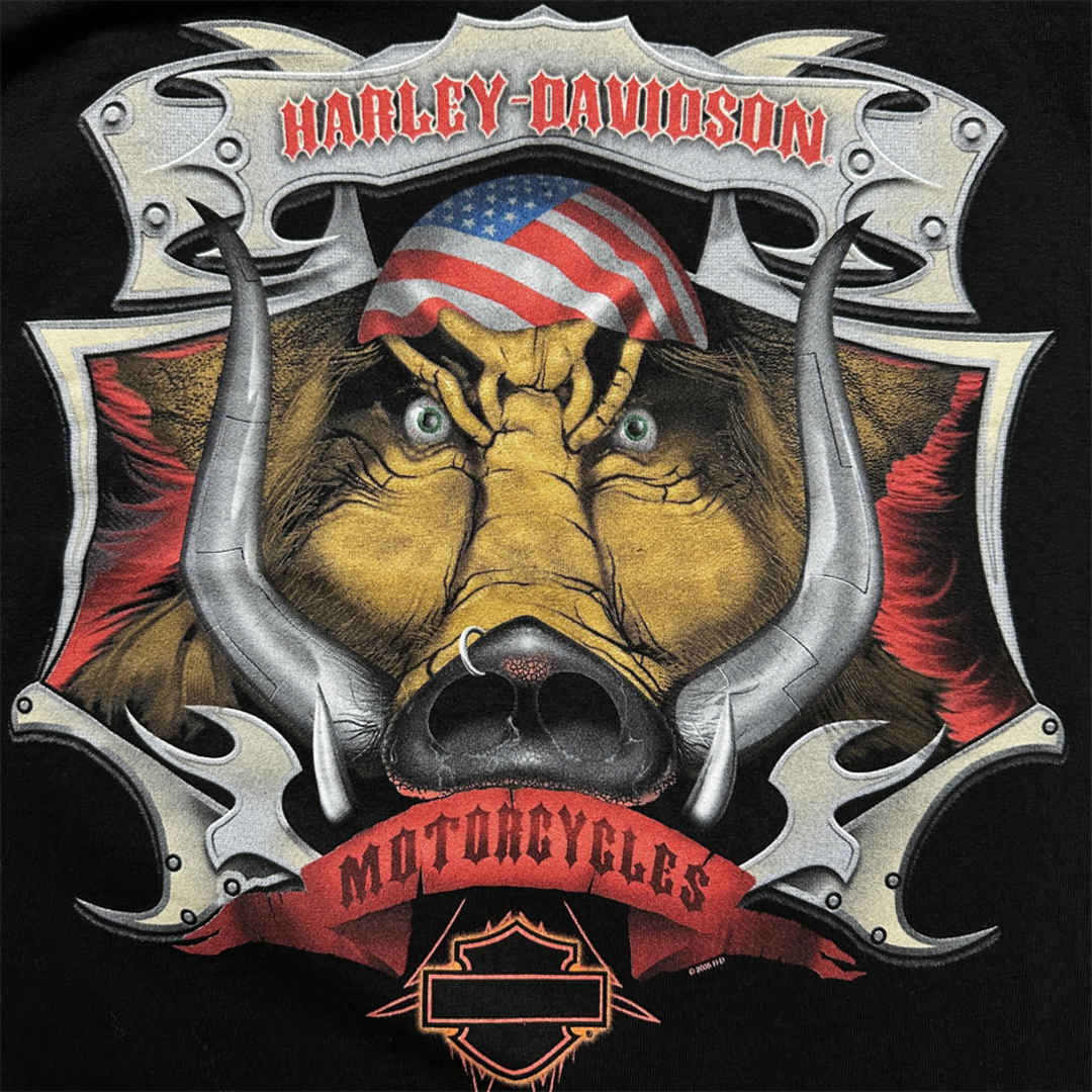Harley Davidson(ハーレーダビッドソン)の【HARLEY-DAVIDSON】DE-LUX MERCHANDISE Tシャツ メンズのトップス(Tシャツ/カットソー(半袖/袖なし))の商品写真