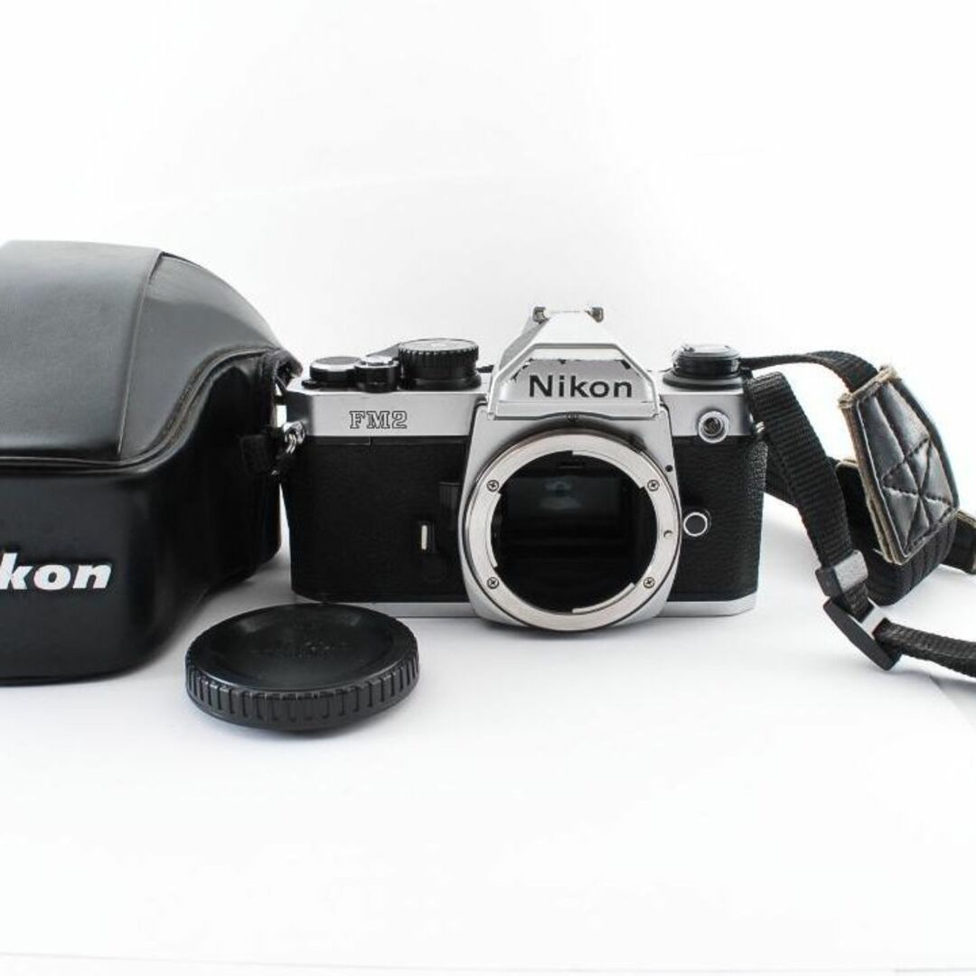 美品 NIKON NEW FM2 シルバー ケース付 モルト新品交換済 A983 - www ...