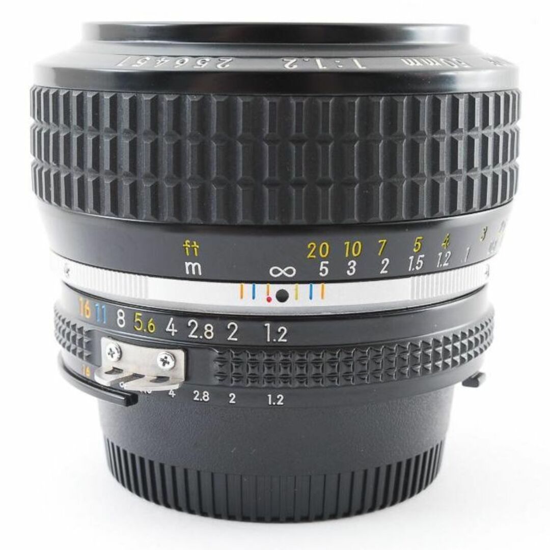 超美品 ニコン NIKKOR AI-S 50mm f1.2 MF N A406 - レンズ(単焦点)