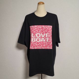 【LOVE BOAT】ルーズTシャツ ピンク ヒョウ柄【未使用品】