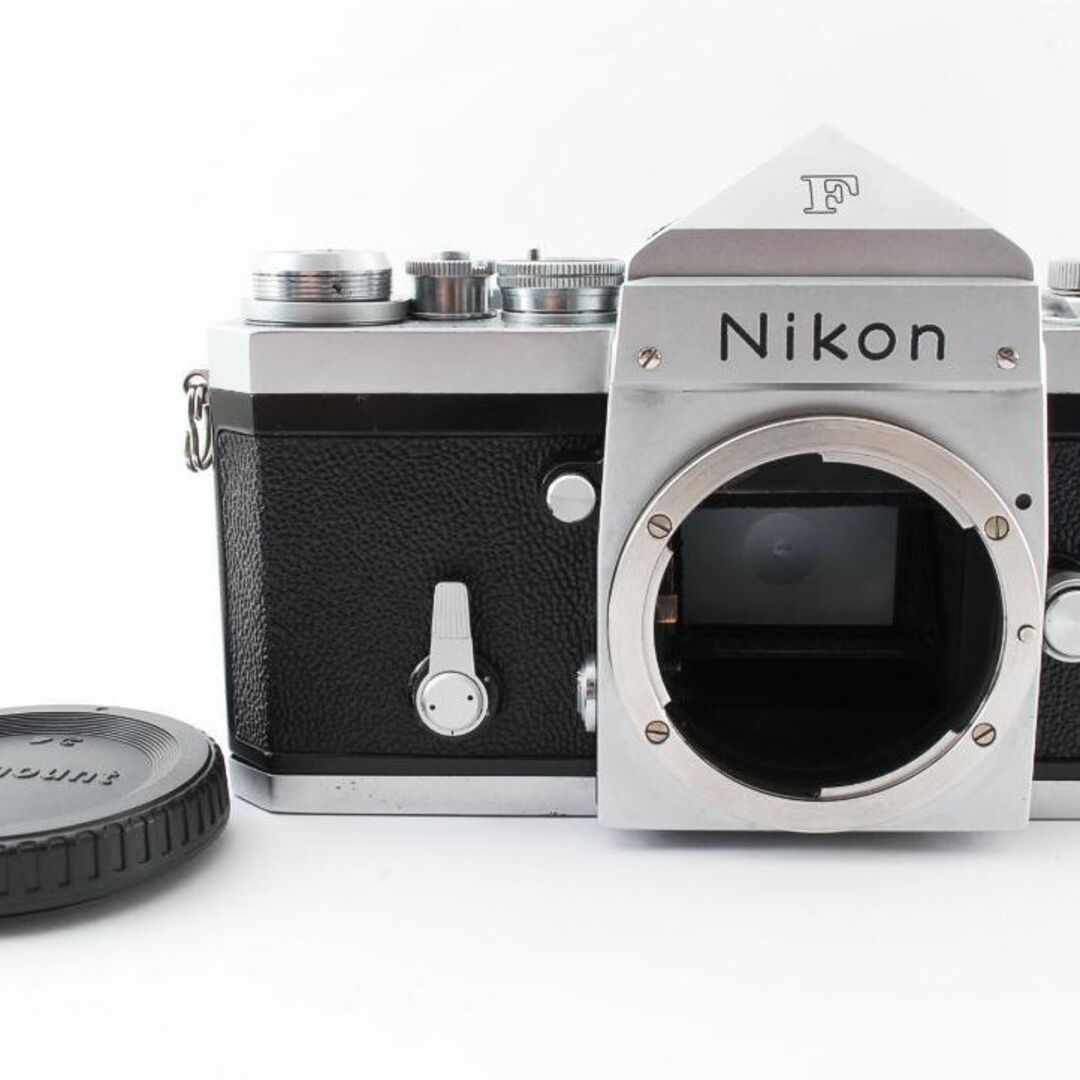 超美品 ニコン F アイレベル シルバー フィルム モルト新品交換済 Y746 | フリマアプリ ラクマ