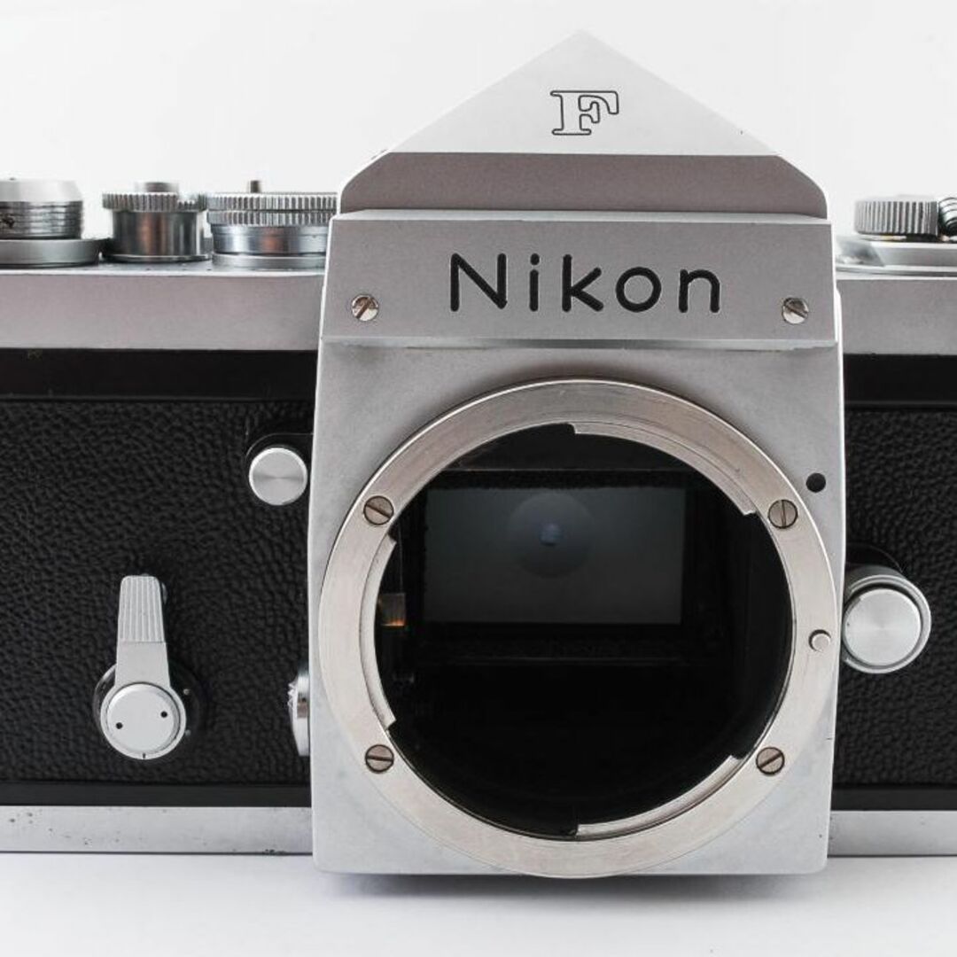 超美品 ニコン F アイレベル シルバー フィルム モルト新品交換済 Y746