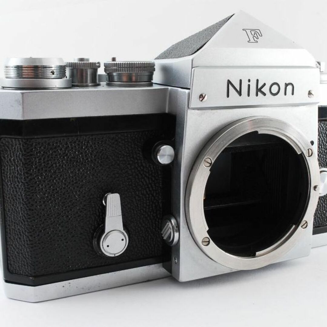 超美品 ニコン F アイレベル シルバー フィルム モルト新品交換済 Y746