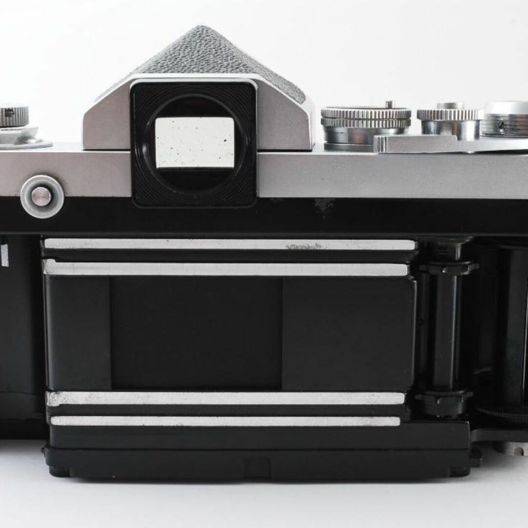 超美品 ニコン F アイレベル シルバー フィルム モルト新品交換済 Y746