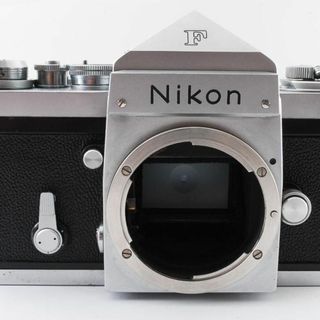 超美品 ニコン　F アイレベル シルバー　 フィルム　モルト新品交換済 Y746