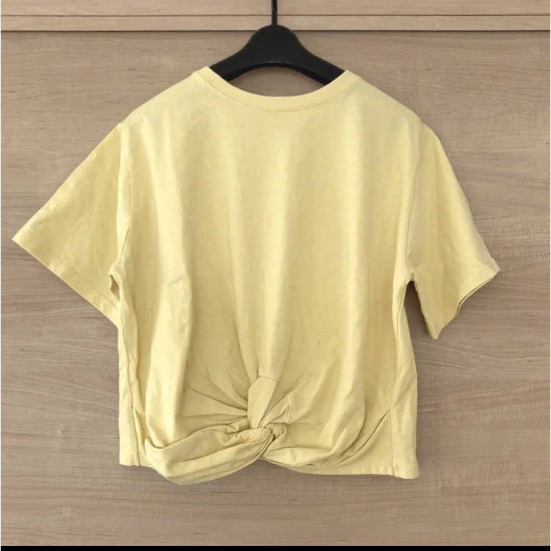 Ungrid(アングリッド)のungrid ツイスト ショートTee 半袖 カットソー レディースのトップス(Tシャツ(半袖/袖なし))の商品写真