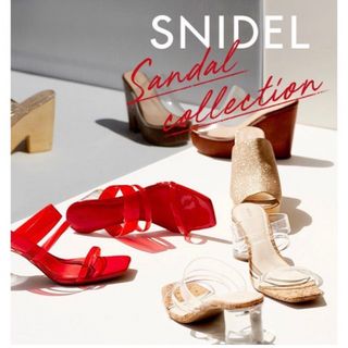 スナイデル(SNIDEL)のSNIDEL  クリアヒールサンダル(サンダル)