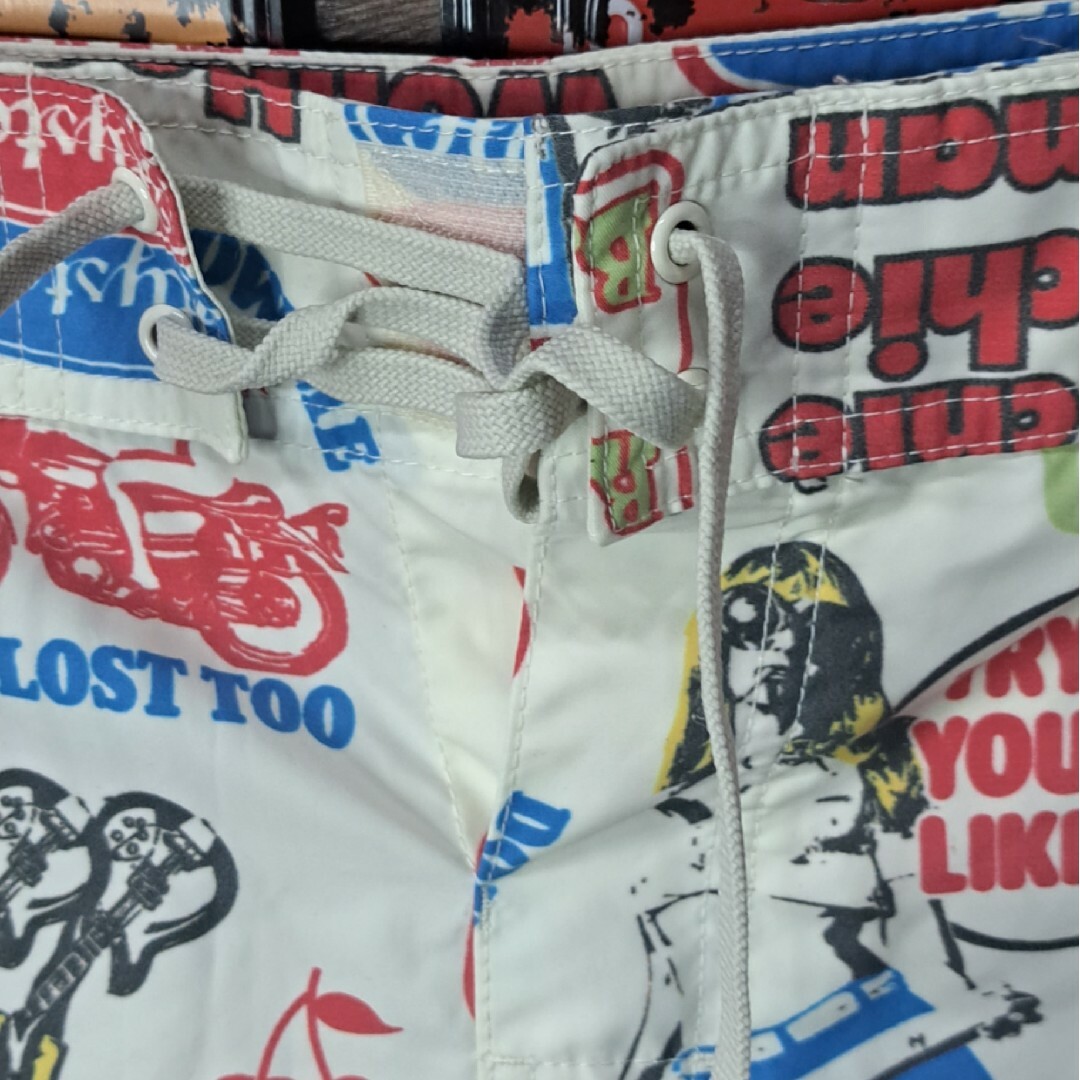 HYSTERIC GLAMOUR(ヒステリックグラマー)の【水陸両用】ヒステリックグラマー　総柄　2way ショートパンツ　水着　32 メンズの水着/浴衣(水着)の商品写真