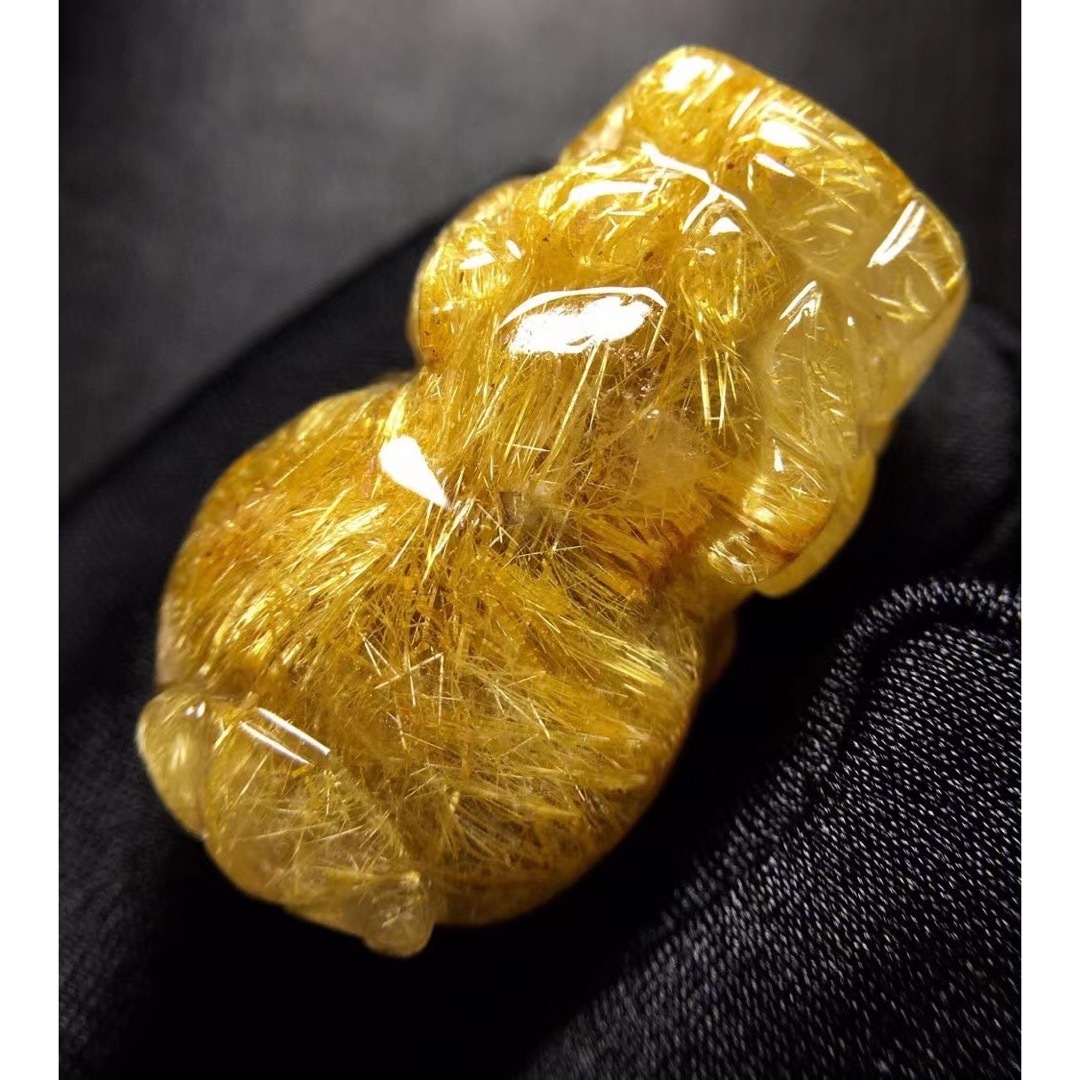 ⭐︎【天然】タイチンクオーツ ルース 貔貅 21.6g-