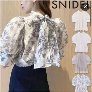 スナイデル(SNIDEL)のsnidel オーガンジーシースルーブラウス(シャツ/ブラウス(半袖/袖なし))