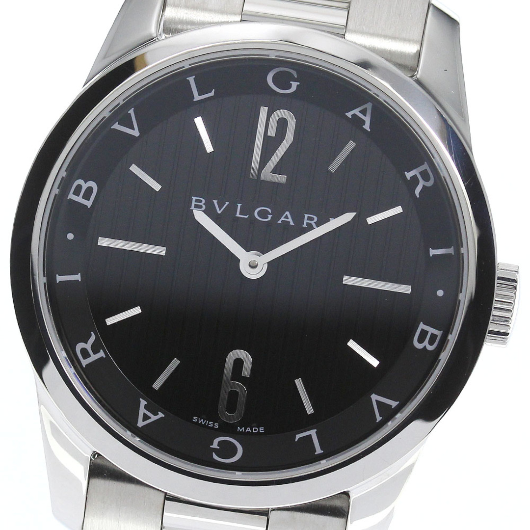 ブルガリ BVLGARI ST37S ソロテンポ クォーツ メンズ 良品 _758807ソロテンポ対象