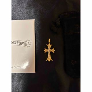 クロムハーツ(Chrome Hearts)のchromehearts 22k クロムハーツ タイニーファットクロス(ネックレス)